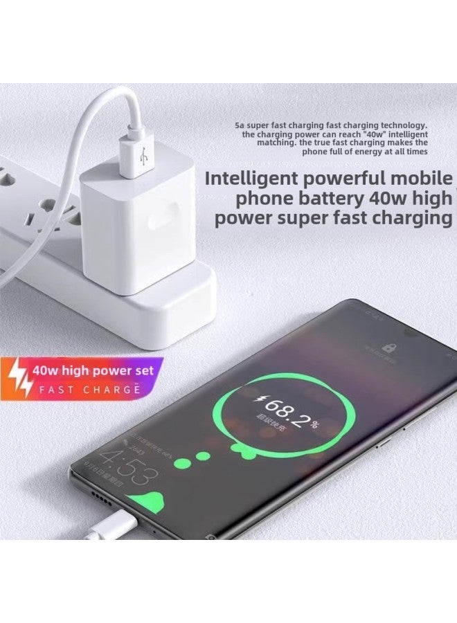 Applicable To Huawei Mate30 Special Charger Mate30pro Charging Plug Mate30Epro Hongmeng 5A Number-Color:Fast Charging Cable 2.2m Mate30 Series  - Image 4