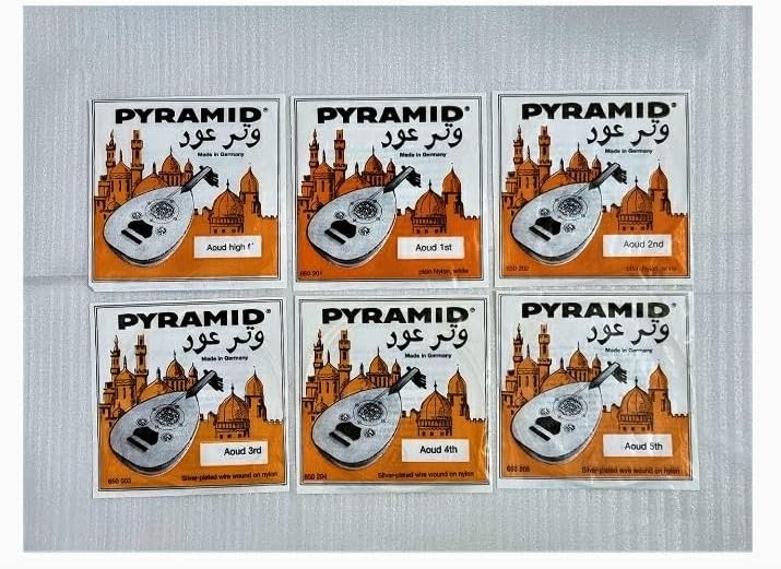 Pyramid 12-String Set for Oud No. 650 000 with Additional FF in Nylon - Image 4