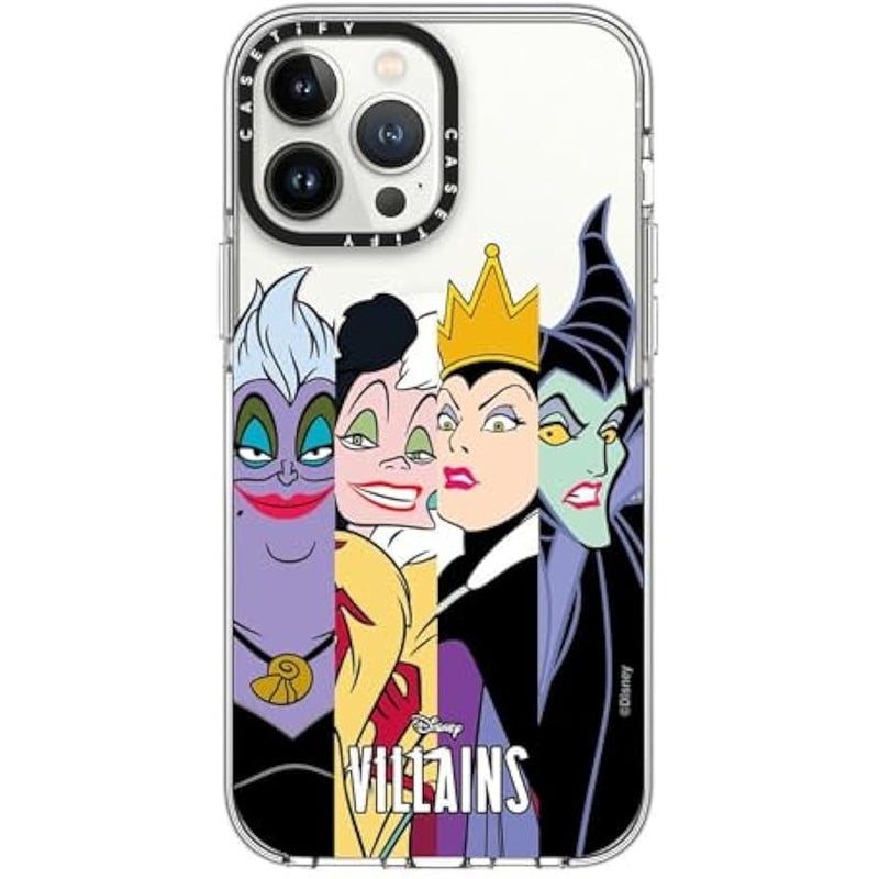 Casetify Clear iPhone 13 Pro Max Case 【Villains Co-Lab/Not Yellowing / 6.6ft Drop Protection/Compatible with Magsafe】 - Disney Villains - Clear - Image 1