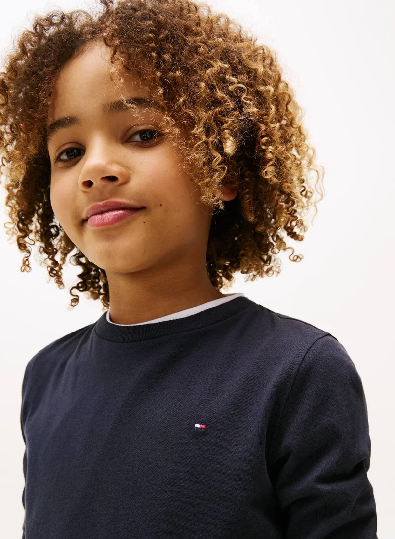 TOMMY HILFIGER Long-Sleeve Cotton T-Shirt