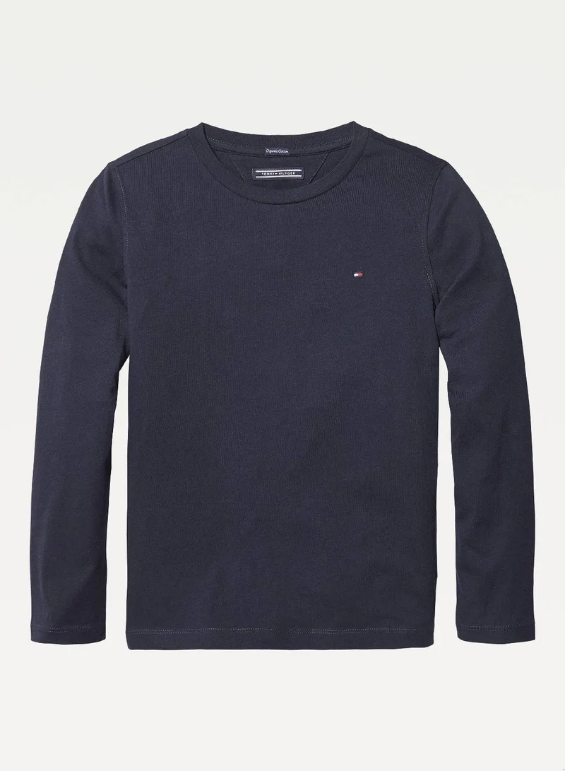 TOMMY HILFIGER Long-Sleeve Cotton T-Shirt