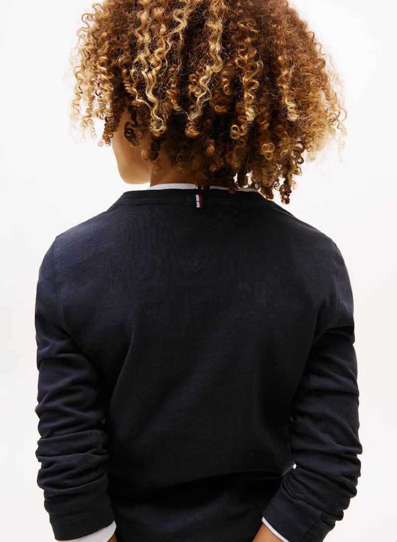 TOMMY HILFIGER Long-Sleeve Cotton T-Shirt