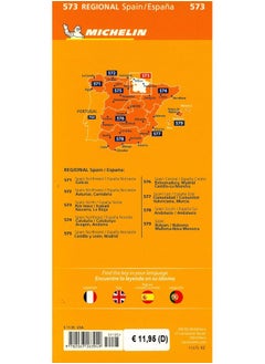 Michelin Map Spain: North, Basque Country, Navarra  - Image 2