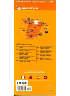 Michelin Map Spain: North, Basque Country, Navarra  - Image 3