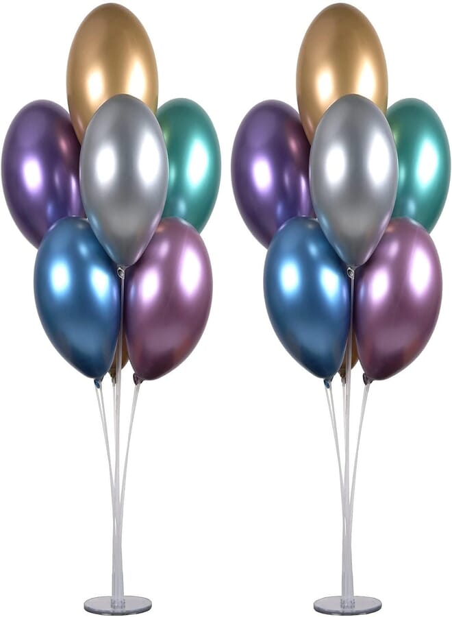 Secret 2 Set 28 Height Table Balloon Stand Kit for Birthday Party Decorations and Wedding Decorations, Happy Birthday Balloons Decorations for Party and Christmas Balloon Decorations