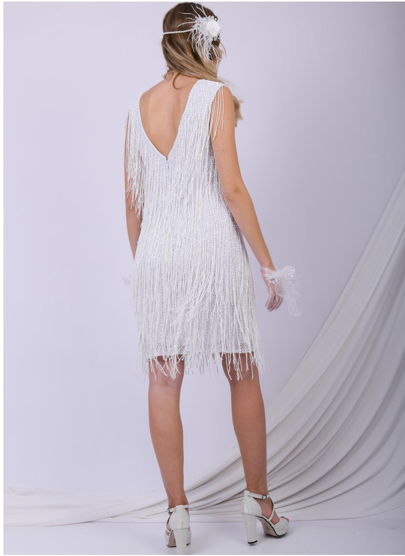 White Glamour Fringe Sequin Party Dress - pzsku/Z7EB3134052222FBA62DAZ/45/_/1737291980/c06c004e-b1b1-48c1-8b8d-81760e56f562