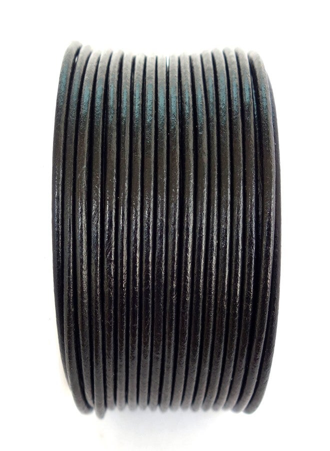 Cords Craft, Black 3.0mm Round Genuine Leather String Cord for Jewelry Making DIY Crafts, Beading Work, Necklace Cords, Bracelet Leather Cord (Black, 3.0mm) - Image 5