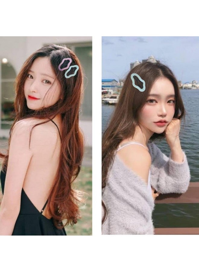 SUN Ring SUNRING 10PCS,Metal, Plastic geometric shape minimalistic lock Hair Clips for Women and Girls - Image 3