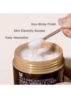 MIZON Snail Wrinkle Care Sleeping Pack Overnight Mask For Damaged Skin Deep Nourishing Special Night Care Snail Mucin Soothing Effect (80Ml)  - Image 3