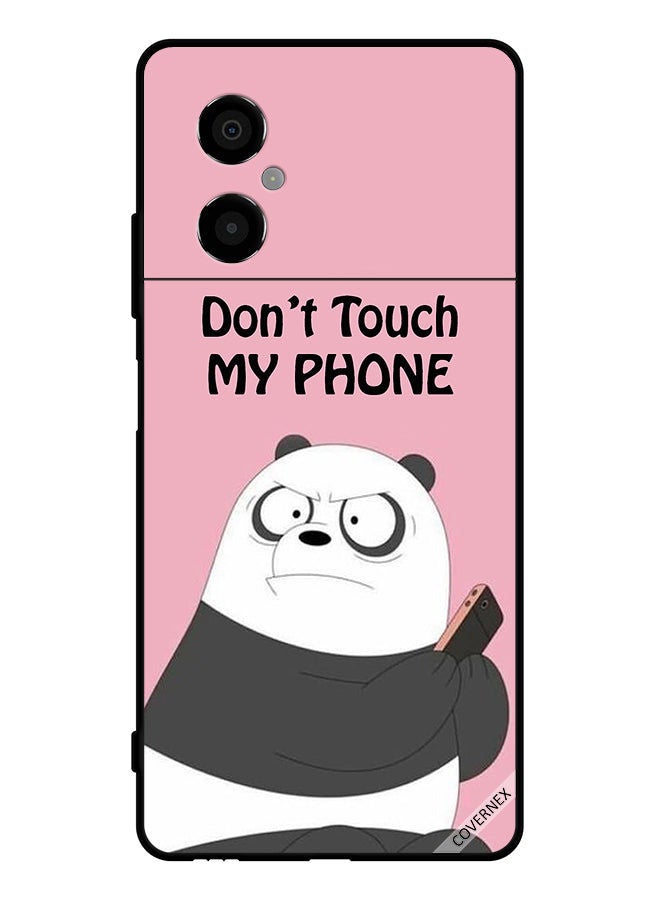 Covernex Protective Case Cover For Xiaomi Poco M4 5G Don't Touch My Phone Panda - Image 1