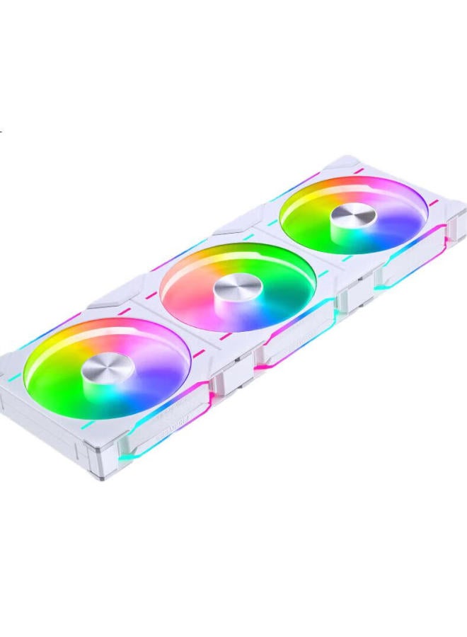 Phanteks D30 Building Block Version Jingye 14Cm Case Water Cooling Radiator Argb Temperature Control Fan (30Mm Thick, Hidden Screw Holes, Wireless Cable Connection, Single Package, White) - Image 3