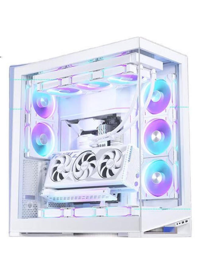 Phanteks D30 Building Block Version Jingye 14Cm Case Water Cooling Radiator Argb Temperature Control Fan (30Mm Thick, Hidden Screw Holes, Wireless Cable Connection, Single Package, White) - Image 1