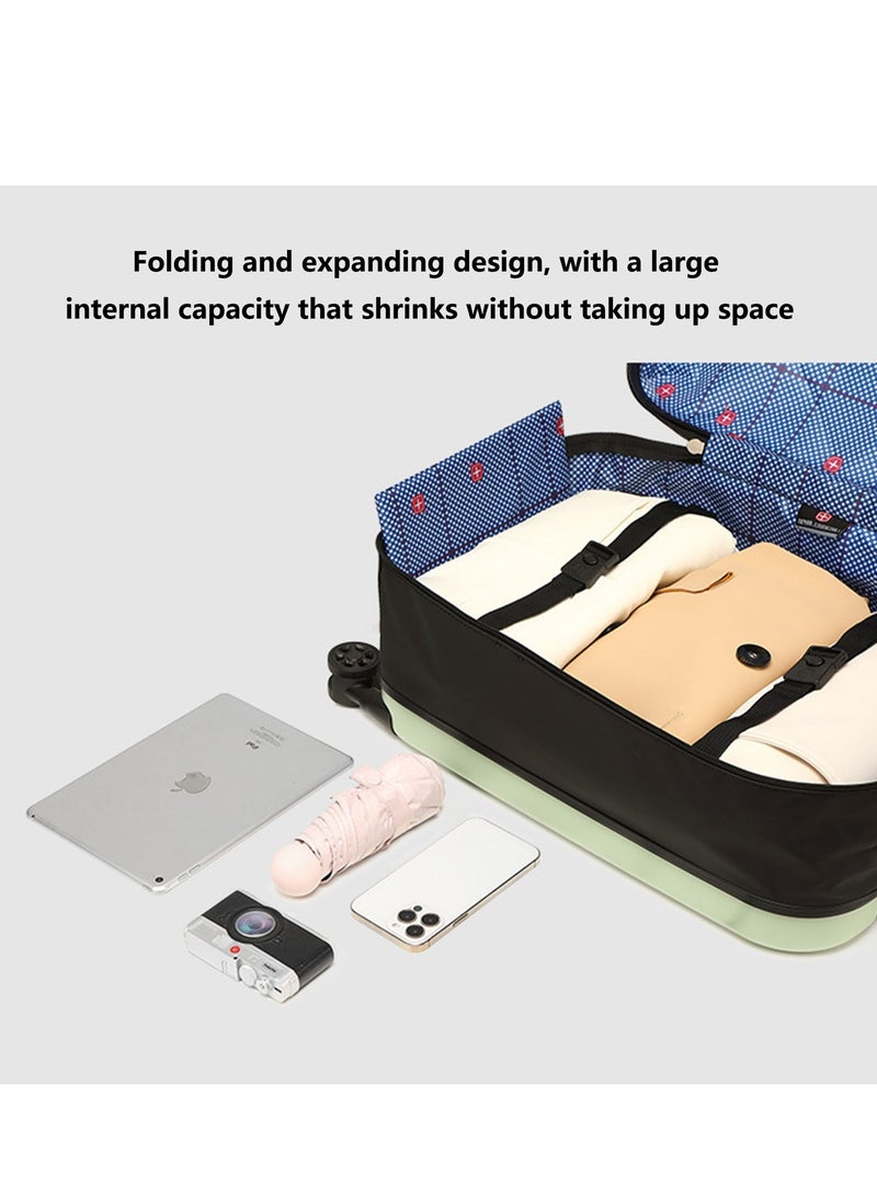 Arabest حقيبة أمتعة خفيفة الوزن - حقيبة أمتعة دوارة مقاس 20 بوصة للسفر | أمتعة ABS متوسطة الحجم مع عجلات دوارة 4 - Image 3