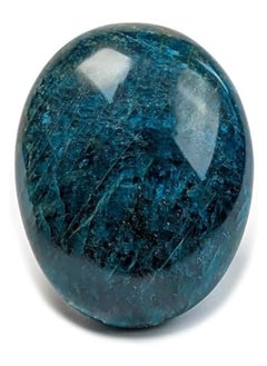 Generic Natural Stone Relaxation and Anti Stress - 100% Natural and Handcrafted (Blue Apatite, 2.1-2.8 oz)  - Image 2