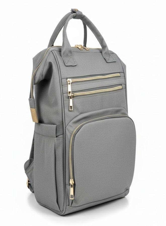 أو بيبي حقيبة حفاضات الأطفال من أوبابي واسعة/متعددة الجيوب/حقيبة ظهر للحفاضات/عصرية/مقاومة للماء/ذات سعة كبيرة/متينة/حقيبة ظهر للأمومة/حقيبة حمل واسعة لتنظيم مستلزمات الطفل بسهولة. - Image 1