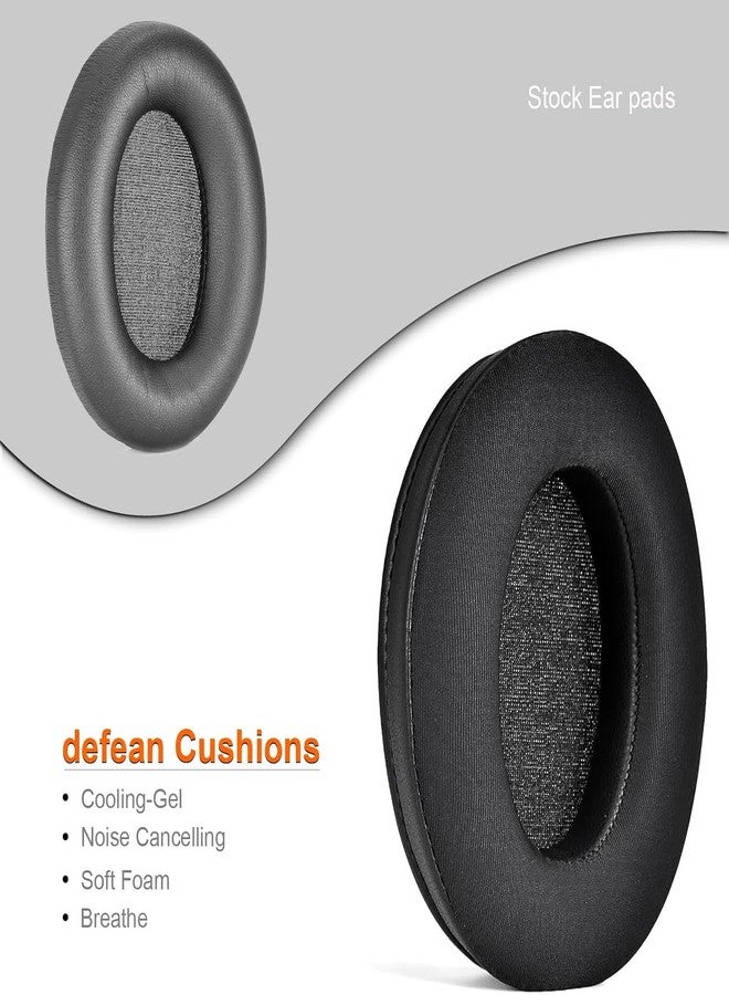 defean Ear Pads and Mic Foam Replacement Compatible with HyperX CloudX/Cloud II/Cloud III/Pro/Core/Alpha/Alpha S/Alpha Pro/Flight/Flight S/Stinger/Stinger S/CloudX Stinger/Stinger Core (Cooling-Gel) - Image 5
