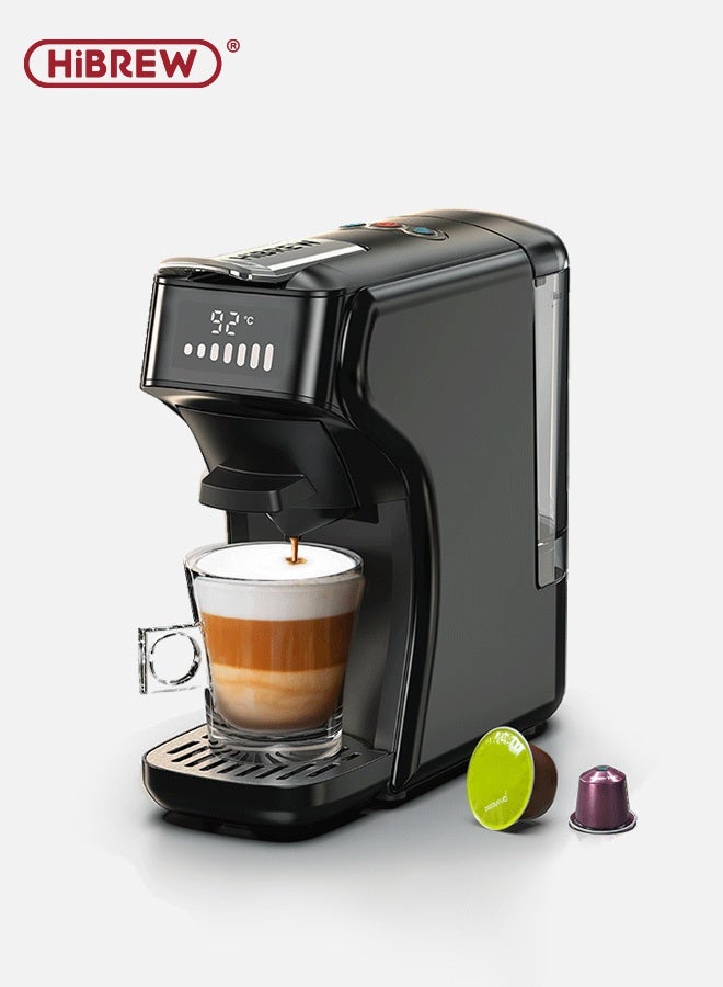 HiBREW Capsule Coffee Machine 6 In 1 Hot/Cold Multiple Espresso Cafetera Cappuccino Coffee Maker Dolce Gusto Nespresso Powder H1B - Image 1