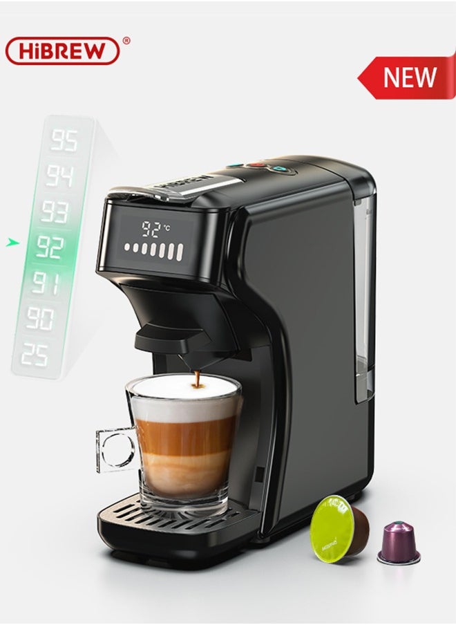 HiBREW Capsule Coffee Machine 6 In 1 Hot/Cold Multiple Espresso Cafetera Cappuccino Coffee Maker Dolce Gusto Nespresso Powder H1B 