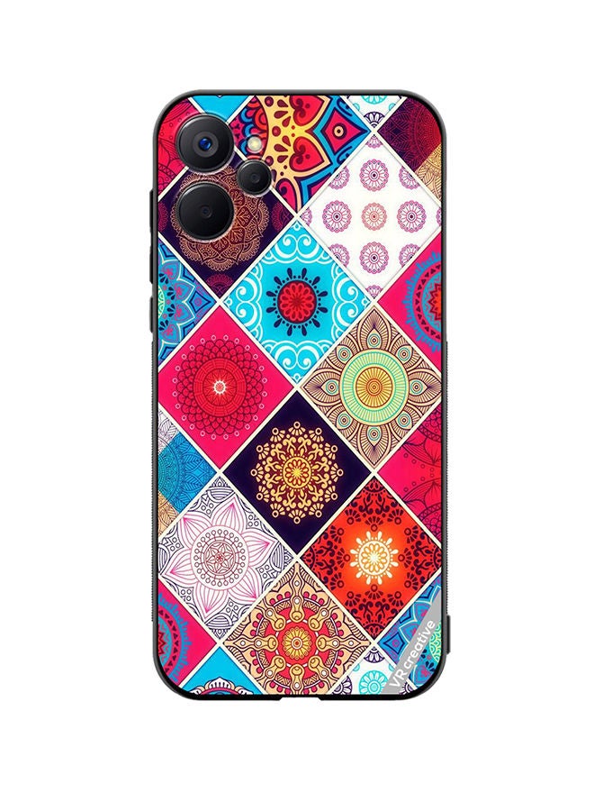 VR CREATIVE غطاء حماية لهاتف Realme 9i 5G بتصميم متعدد الألوان - Image 1