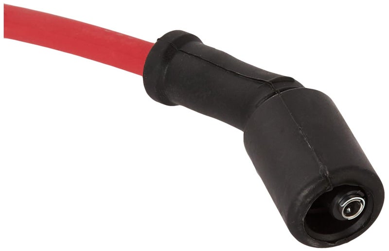 Edelbrock 22716 Ultra Spark 50 Plug Wire Set w/Metal Sleeves 50 ohms of Resistance Per Foot High Performance Ultra Spark 50 Plug Wire Set, Black - Image 3