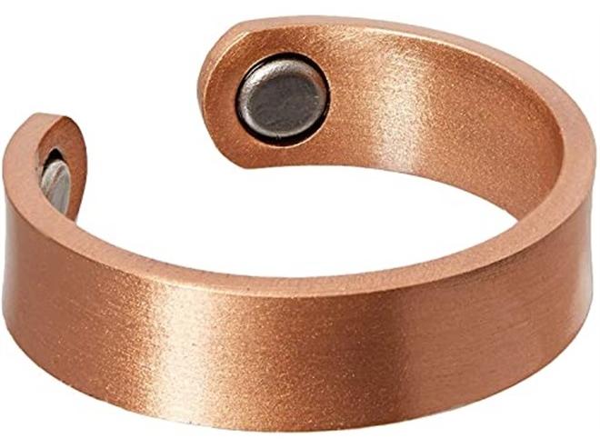 EARTH THERAPY The Original Pure Copper Magnetic Ring for Men and Women - Adjustable Sizing - Image 1