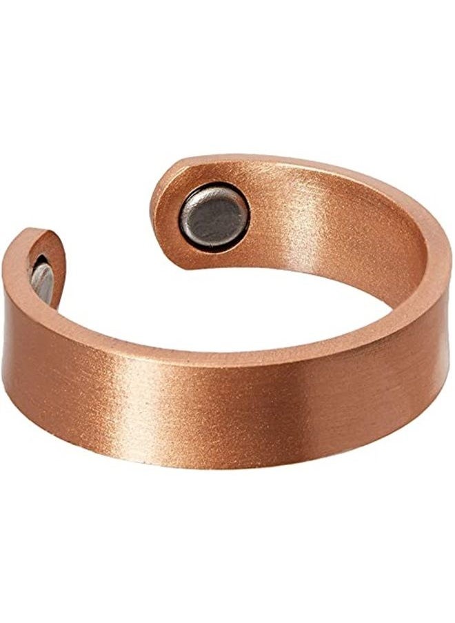 EARTH THERAPY - , The Original Pure Copper Magnetic Ring for Men and Women - Adjustable Sizing - Image 1