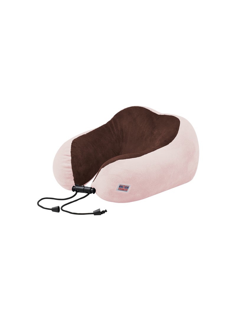BRITISH TOURISTER Travel Pillow, Memory Foam, Airplane Neck Pillow Rose - Image 1