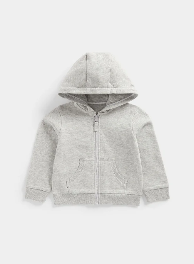 مذركير Grey Zip-Up Hoody