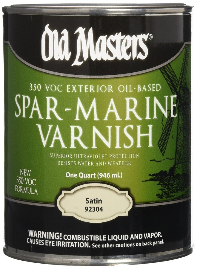 Old Masters 92304 Spar Marine Varnish, Satin - Image 1