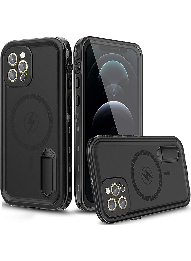 Nillkin Compatible with iPhone 13 pro max Case CamShield Pro Built in Kickstand  Camera Lens Protector Hard PC and TPU Protective Case 360° Protect Built (6.7'' 2021) - Black - Image 1