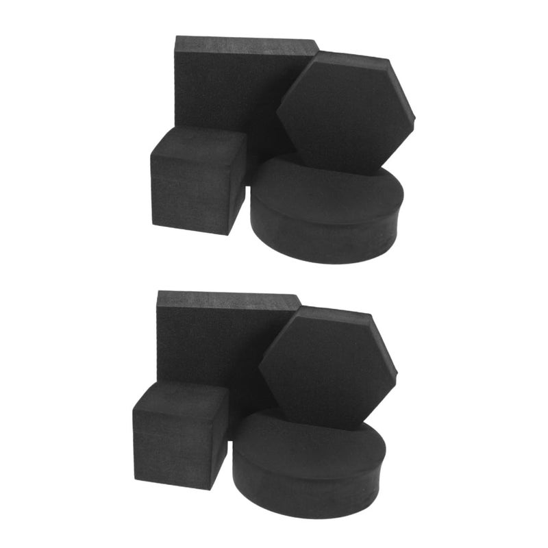 8 Pcs Geometric Cube Photo Props Lightweight Easy Clean Foam Background Indoor Outdoor - Image 2