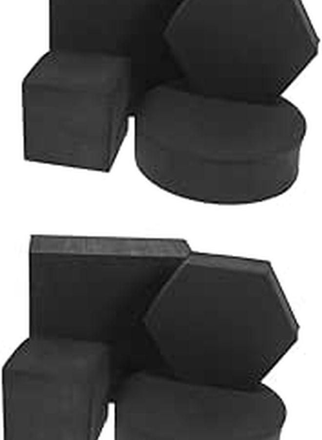 8 Pcs Geometric Cube Photo Props Lightweight Easy Clean Foam Background Indoor Outdoor - Image 1
