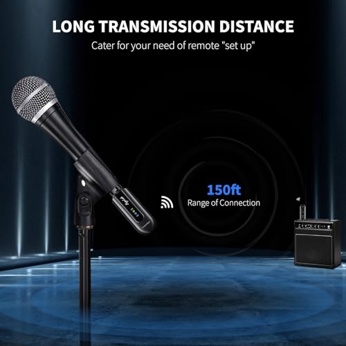 POGOLAB Wireless Microphone Transmitter Receiver 2.4Ghz, Wireless XLR Microphone System, Rechargeable Mic Adapter for Audio Mixer, Dynamic Mic, 48V Phantom Power for Condenser Mic - Image 4