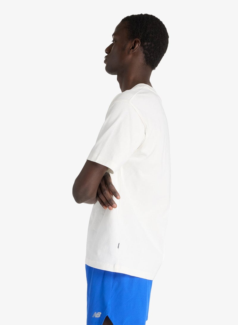 New Balance Athletics Relaxed Premium Chest Logo T-Shirt - Image 3