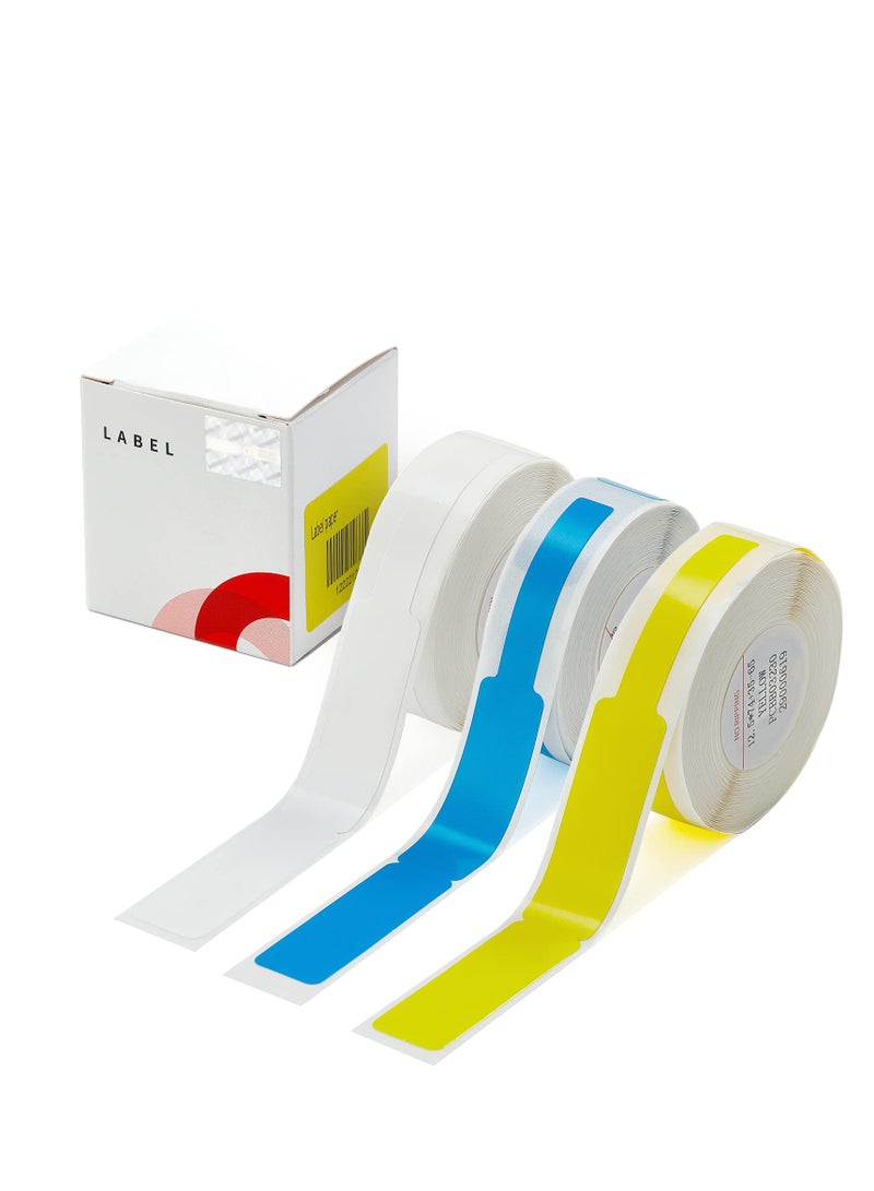 SYOSI Cable Label Paper, Labels Maker Tape, Self-Adhesive Sticker, Compatible for D11 D110 D101 Printer, Label Print Paper Label Maker, Name File Folder, Food Cosmetic Office Home Kitchen - Image 1