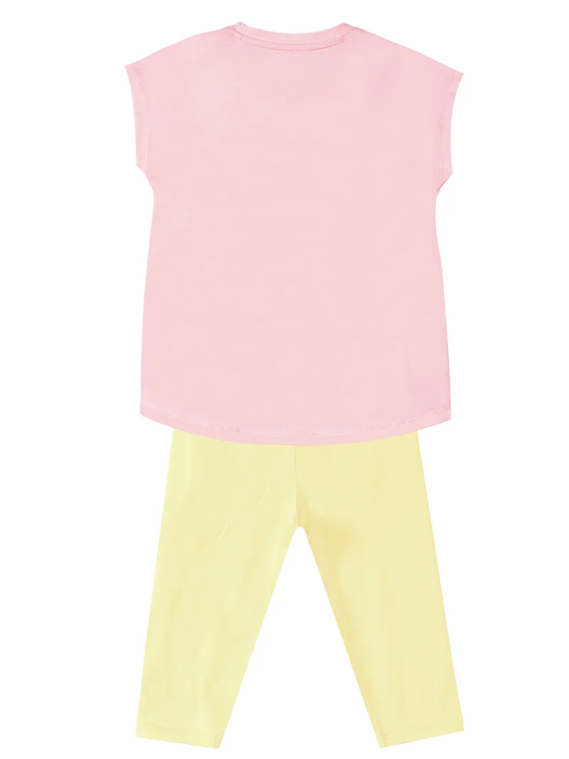 Denokids Cat Friends Girl T-shirt&Leggings Set