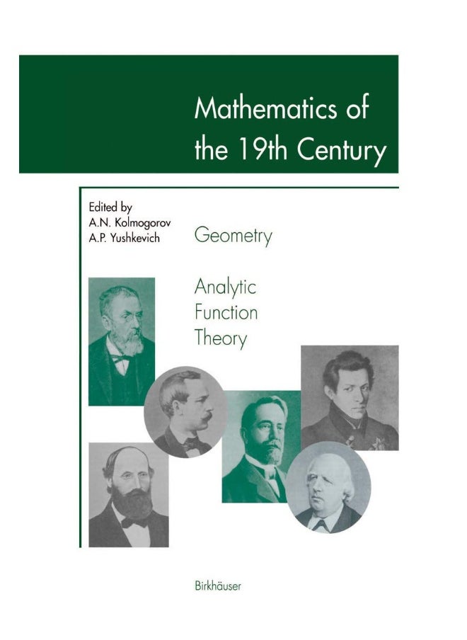 Mathematics of the 19th Century: Geometry, Analytic Function Theory 