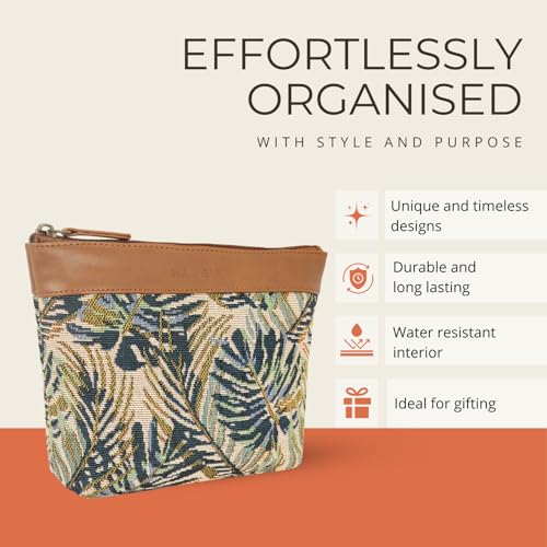 Hamelin Makeup Vanity Pouch | Grooming Organiser Kit for Men and Women | Shaving & Beauty Essential Pouch | Travel Friendly Makeup Bag | Spacious Toiletry Kit | Ideal Women's Gift - Image 3