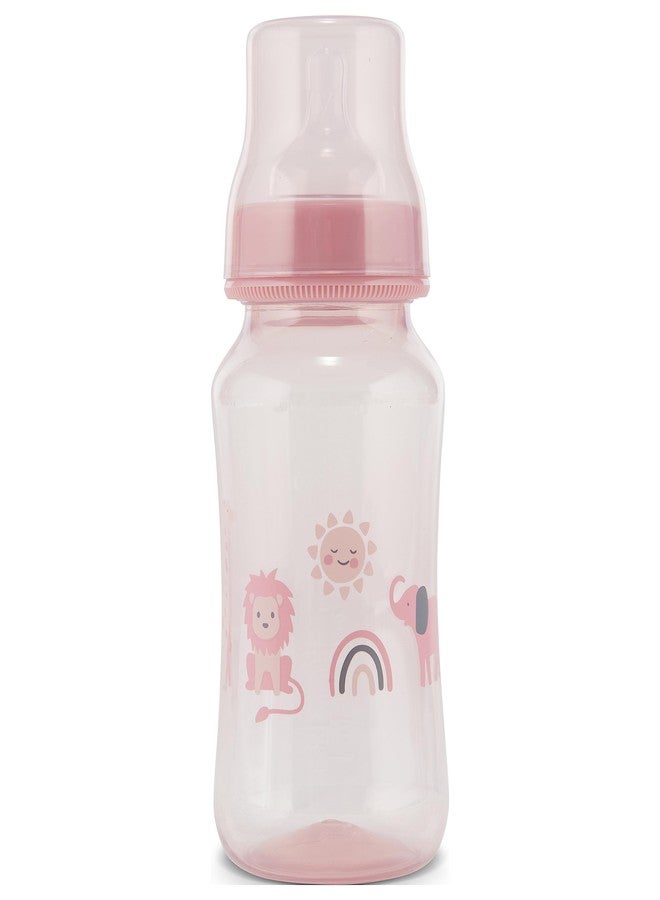 Cudlie Premium 2-Pack Baby Bottles - 11 Ounce, Hourglass Shape, Fun Boys and Girls Prints, Clear Cover - BPA-Free - Image 5