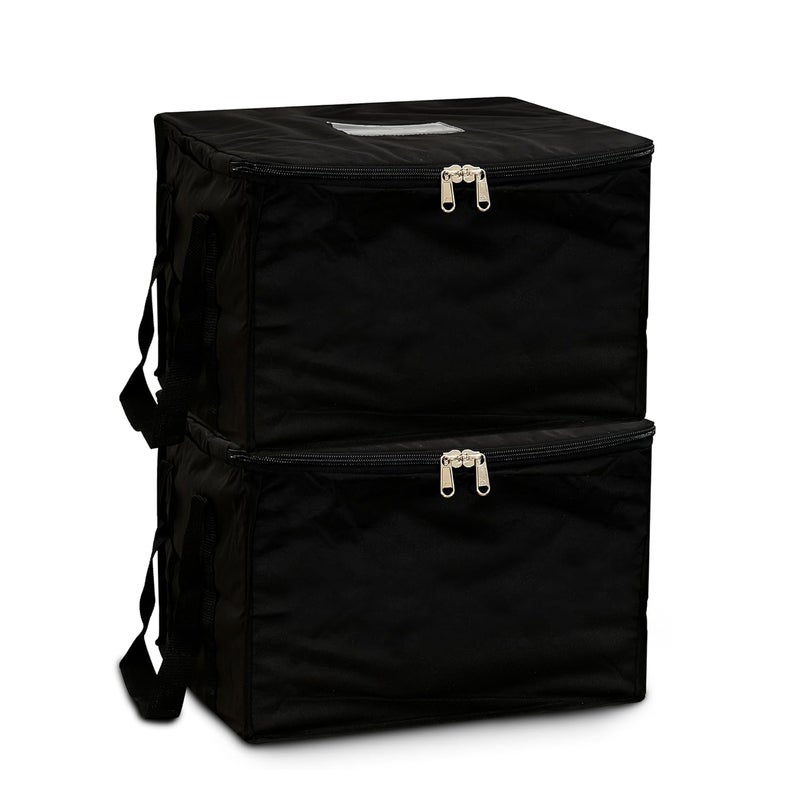 SOLSTICE Big size Polyster Storage bags for clothes sarees comforter Pack of 2 95 L - Image 1