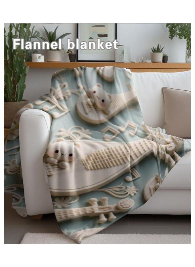 general Flannel thin blanket (warm and comfortable, suitable for sleep, gaming, dust removal and sandproof) 150cm*200cm - 620 - Image 4
