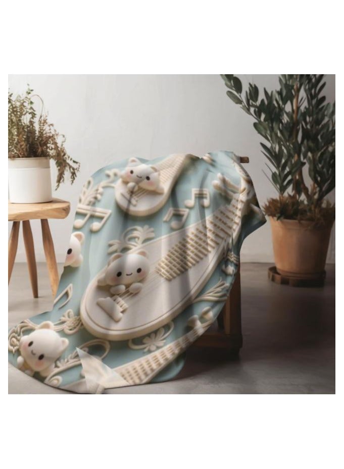 general Flannel thin blanket (warm and comfortable, suitable for sleep, gaming, dust removal and sandproof) 150cm*200cm - 620 - Image 5