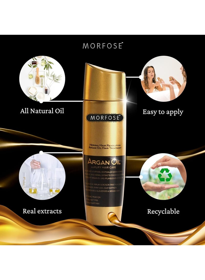 مورفوز سيروم مورفوس الفاخر بزيت الأرجان للشعر - تحكم بالتجعد ولمعان (100 مل) - Image 4