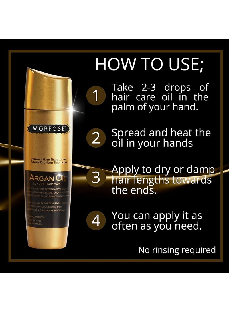 مورفوز سيروم مورفوس الفاخر بزيت الأرجان للشعر - تحكم بالتجعد ولمعان (100 مل) - Image 5