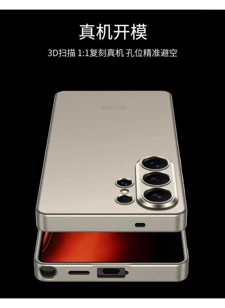 Gkk Case For Samsung Galaxy S26 Ultra Super Slim "S" Design Case, Anti-Fingerprint Camera Protection Matte Texture Cover، Titanium Gold - Image 3