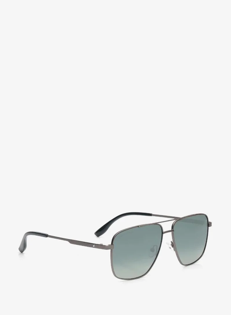 fastrack Polarized Sunglasses Gunmetal Frame Green Mirror Lens 58mm  - M8036GR1PV