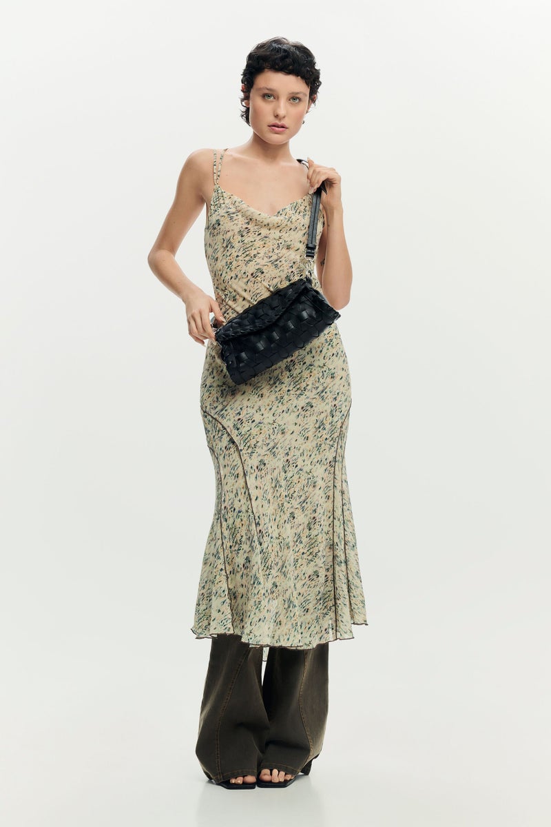 DESIGUAL Small bag with flap and braided leather-effect - Image 2