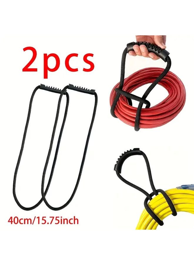 2Pcs Heavy Duty Nylon Storage Strap With Handle A 2PCS 15 75inch For Tools Pipe RV Boat - Image 1