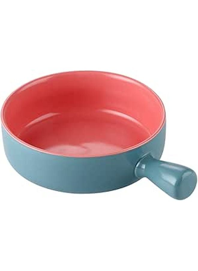 Ceramic Ramen Bowl with Handle Microwave Dishwasher Safe for Soup Salad Rice - Image 1