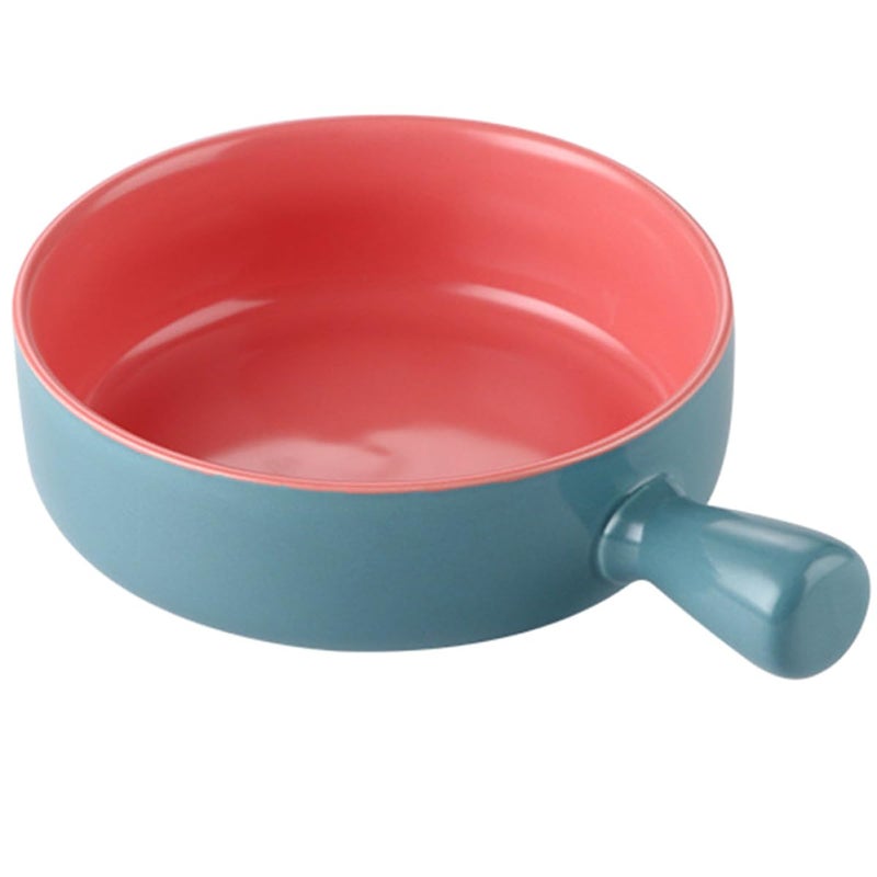 Ceramic Ramen Bowl with Handle Microwave Dishwasher Safe for Soup Salad Rice - Image 2